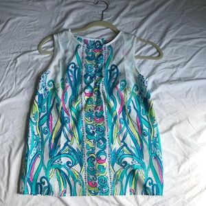 lilly pulitzer iona shell top